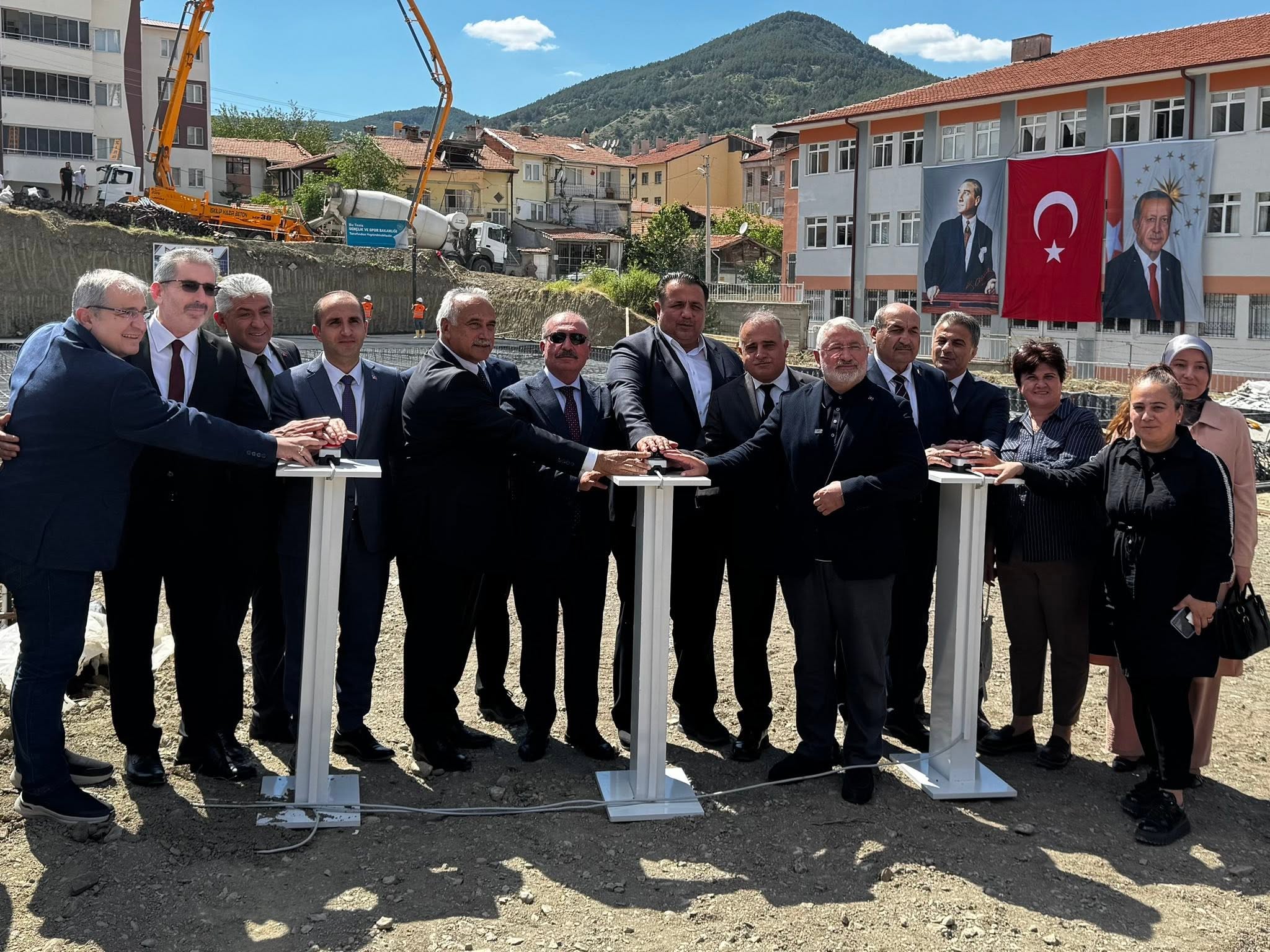 54 Milyon TL bedelli spor kompleksinin temeli atıldı