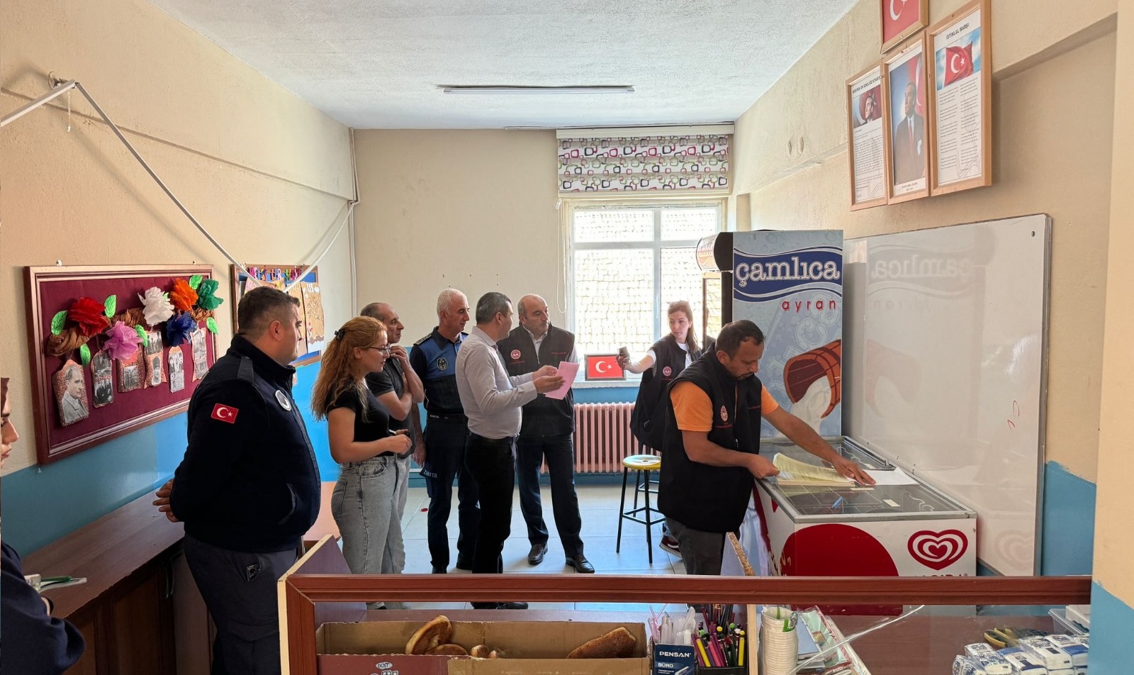 Okul kantinleri ve yemekhaneleri denetlendi