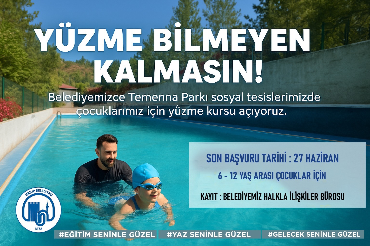 �cretsiz Y�zme Kursu Ba?l?yor