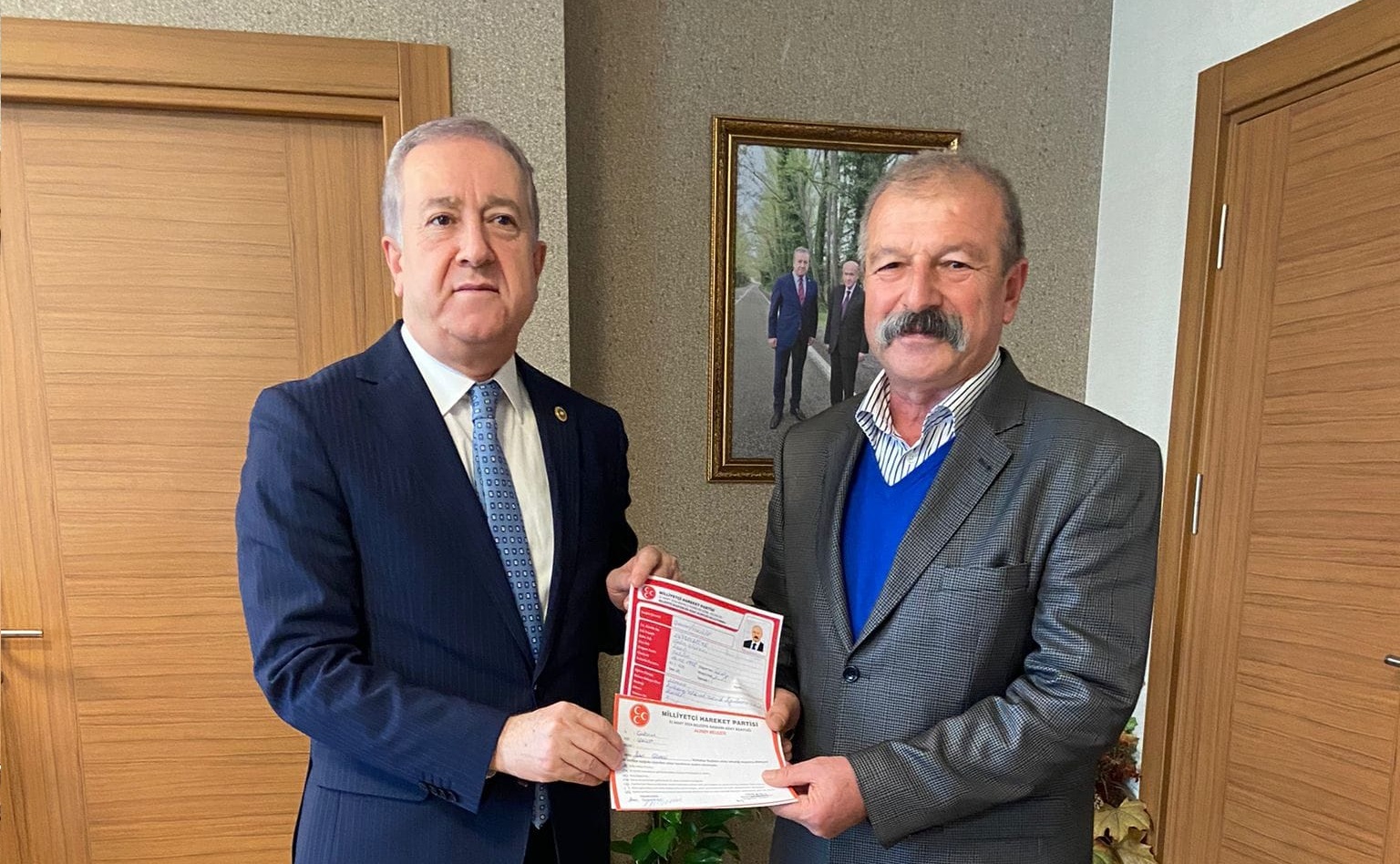 SABRİ ÇİÇEKCİ ADAY ADAYLIĞI BAŞVURUSUNU YAPTI
