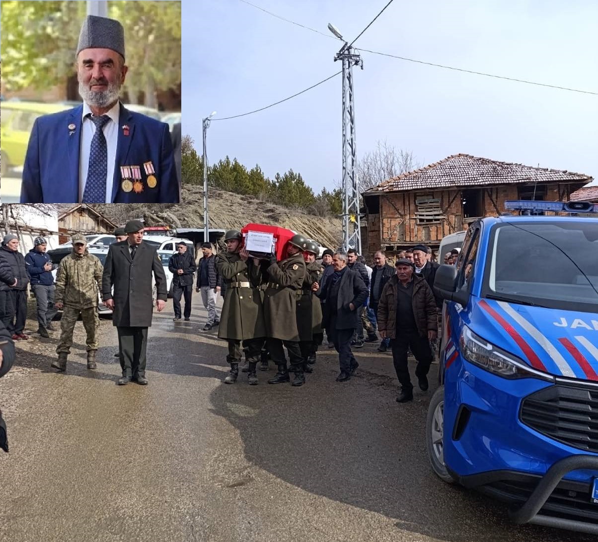 Kıbrıs gazisi törenle toprağa verildi