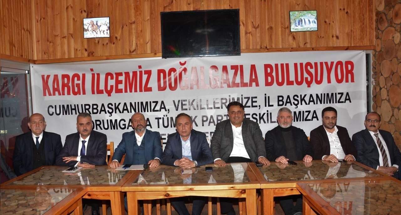 CEYLAN'DAN KARGI'YA DOĞALGAZ MÜJDESİ