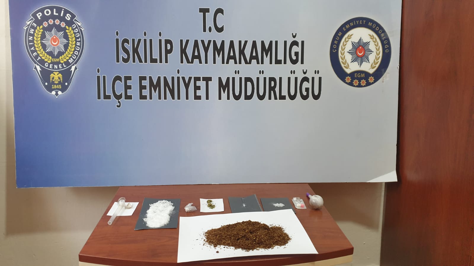 İskilip Polisinden uyu?turucu operasyonu